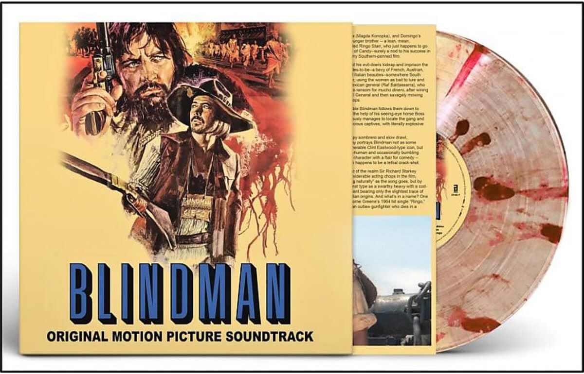 Blindman - Stelvio Cipriani Blood Splater Vinyl LP