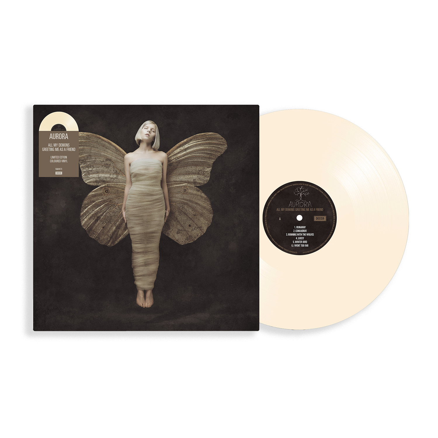 AURORA - All My Demons Greeting Me As A Friend Cream Vinyl LP
