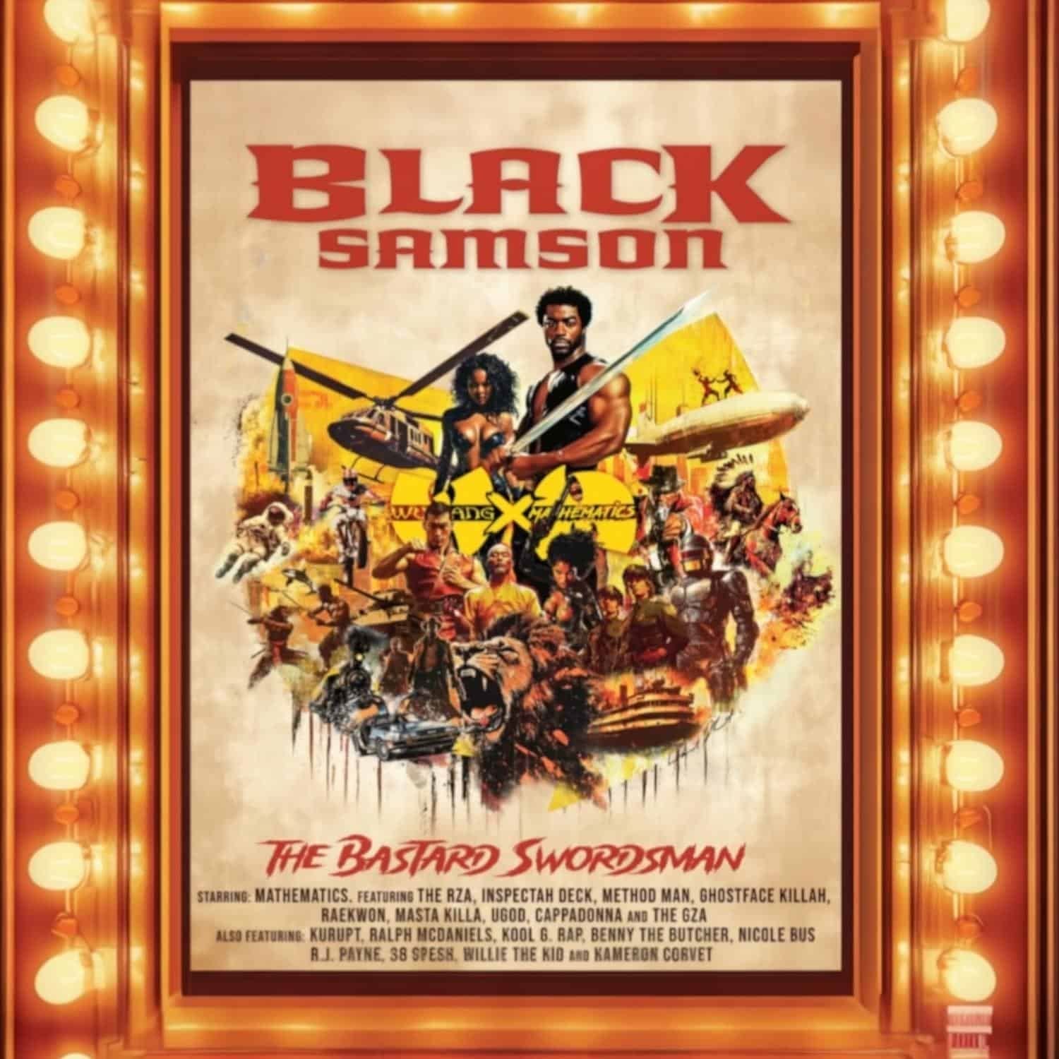 Wu-Tang and Mathematics  - Black Samson, The Bastard Swordsman: Wu-Tang, The Saga Continues Collection Vinyl LP