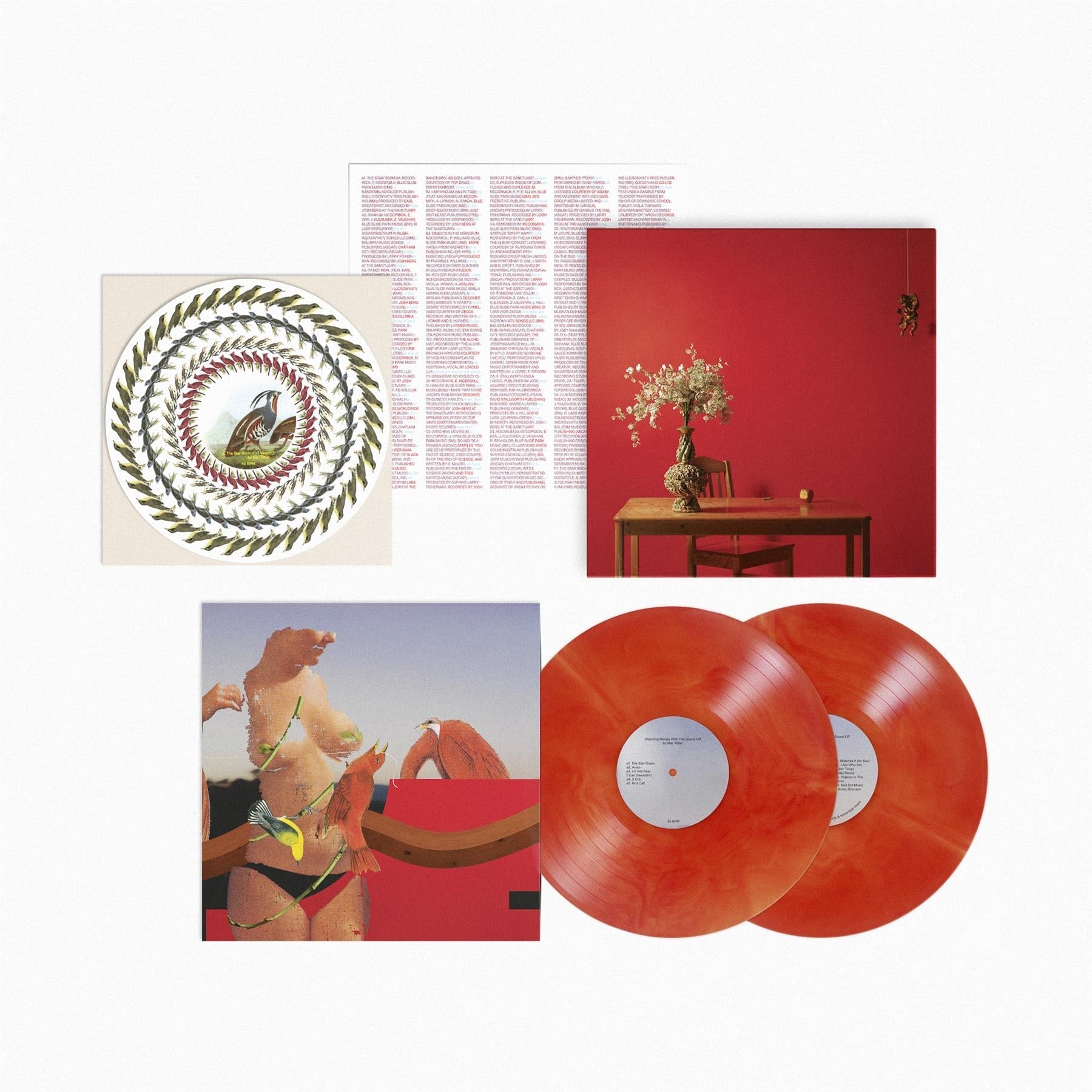 Mac Miller - Watching Movies With The Sound Off (10 Year Anniversary) 2x Galaxy Red Vinyl LP + 10" Zoetrope Picture Disc Vinyl LP